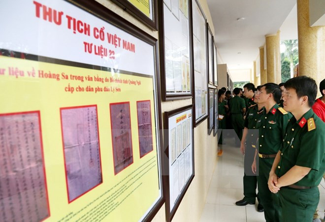 Exhiben en provincia norvietnamita evidencias de soberanía marítima nacional ảnh 1 Exhiben en provincia norvietnamita evidencias de soberanía marítima nacional ảnh 1