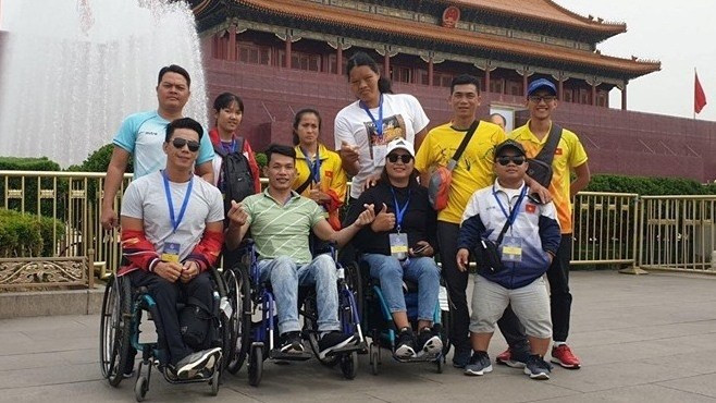 Vietnam brilla en el Gran Premio Mundial de Atletismo Paralímpico 2019 en China ảnh 1