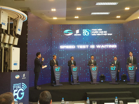 Realiza grupo vietnamita Viettel primera llamada telefónica de 5G ảnh 1 Realiza grupo vietnamita Viettel primera llamada telefónica de 5G ảnh 1