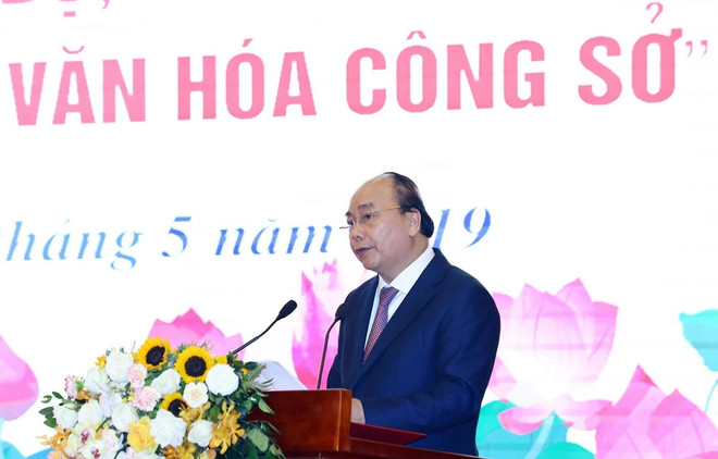 Premier vietnamita lanza movimiento de promoción de cultura en oficinas públicas ảnh 1 Premier vietnamita lanza movimiento de promoción de cultura en oficinas públicas ảnh 1