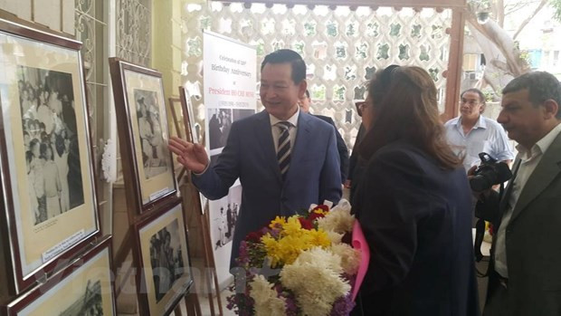 Conmemoran en Egipto natalicio de presidente vietnamita Ho Chi Minh ảnh 1 Conmemoran en Egipto natalicio de presidente vietnamita Ho Chi Minh ảnh 1