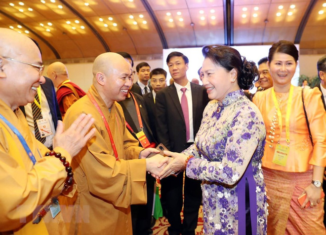 Ofrecen en Vietnam banquete de bienvenida a delegados internacionales en Día de Vesak de Naciones Unidas ảnh 1 Ofrecen en Vietnam banquete de bienvenida a delegados internacionales en Día de Vesak de Naciones Unidas ảnh 1