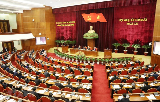 Concluye Comité Central del PCV primera jornada del décimo pleno ảnh 1 Concluye Comité Central del PCV primera jornada del décimo pleno ảnh 1