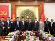 Empresas extranjeras estudian ambiente de negocios en Thanh Hoa ảnh 1 Empresas extranjeras estudian ambiente de negocios en Thanh Hoa ảnh 1