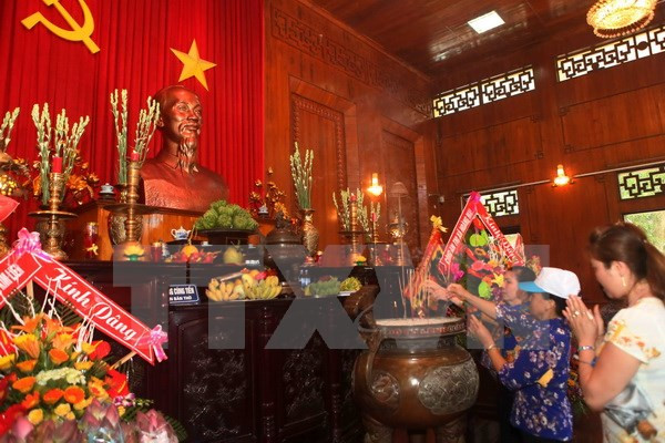 Recuerdan Presidente Ho Chi Minh en su tierra natal ảnh 1 Recuerdan Presidente Ho Chi Minh en su tierra natal ảnh 1