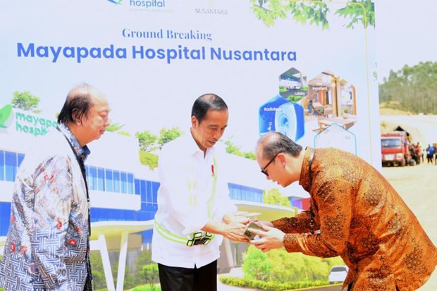 Indonesia construye un hospital ecológico en la nueva capital ảnh 1