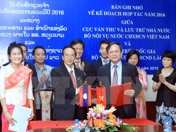 Vietnam y Laos cooperan en archivística ảnh 1