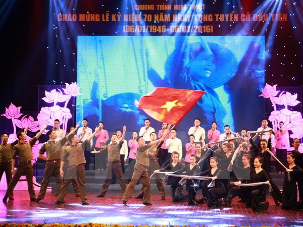 Programa artístico por aniversario 70 de primeras elecciones generales de Vietnam ảnh 1 Programa artístico por aniversario 70 de primeras elecciones generales de Vietnam ảnh 1