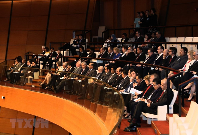 [Foto] Imágenes de la inauguración de octavo período de sesiones de Asamblea Nacional de Vietnam ảnh 8