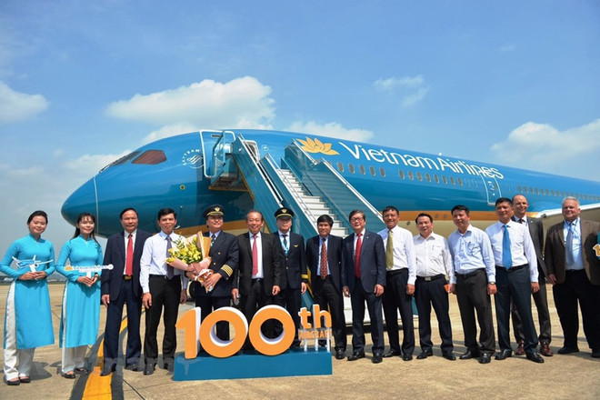 Vietnam Airlines consolida su posición al recibir la aeronave número 100 a su flota ảnh 2 Vietnam Airlines consolida su posición al recibir la aeronave número 100 a su flota ảnh 2
