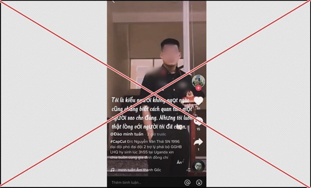 Desmienten noticia sobre muerte de oficial vietnamita en Uganda ảnh 1 Desmienten noticia sobre muerte de oficial vietnamita en Uganda ảnh 1