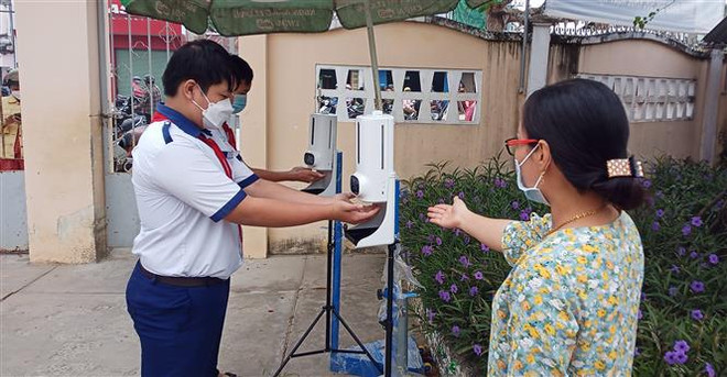 Jardines de infantes y escuelas primarias en Vietnam reabren para recibir a alumnos ảnh 2 Jardines de infantes y escuelas primarias en Vietnam reabren para recibir a alumnos ảnh 2