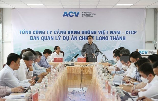 Premier vietnamita insta a garantizar progreso del proyecto del aeropuerto de Long Thanh ảnh 1