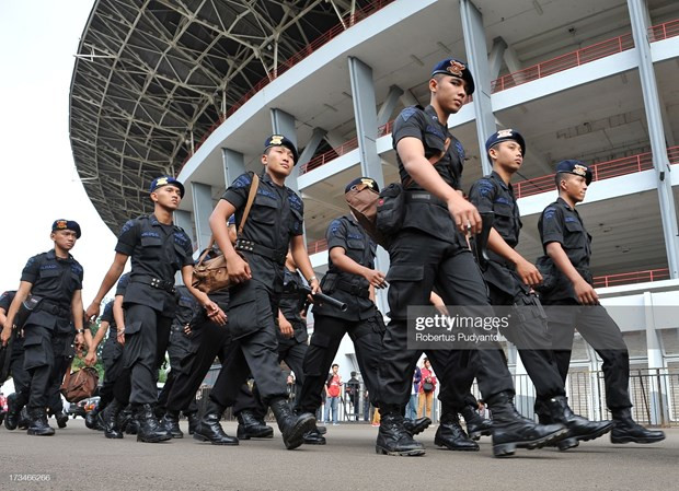 Indonesia desplaza más de tres mil 500 policías para semifinales con Vietnam ảnh 1 Indonesia desplaza más de tres mil 500 policías para semifinales con Vietnam ảnh 1