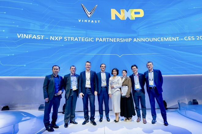 VinFast y empresa holandesa de NXP cooperan para desarrollar vehículos eléctricos inteligentes ảnh 1 VinFast y empresa holandesa de NXP cooperan para desarrollar vehículos eléctricos inteligentes ảnh 1