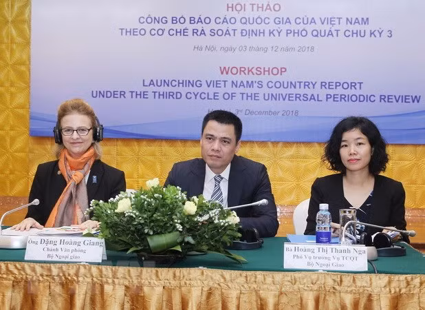 Vietnam presenta informe nacional de Examen Periódico Universal ảnh 1