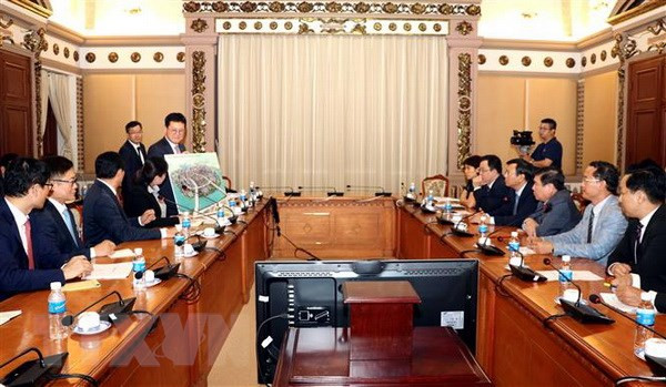 Ciudad Ho Chi Minh y grupo sudcoreano Lotte cooperan en desarrollo de infraestructura ảnh 1 Ciudad Ho Chi Minh y grupo sudcoreano Lotte cooperan en desarrollo de infraestructura ảnh 1