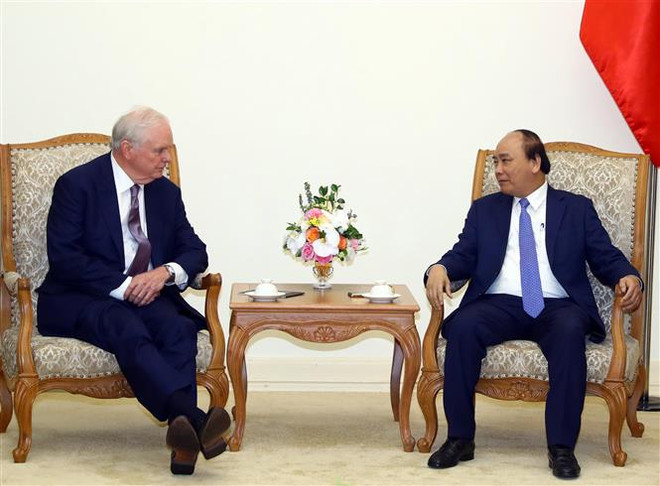 Premier de Vietnam recibe a profesor de Havard ảnh 1