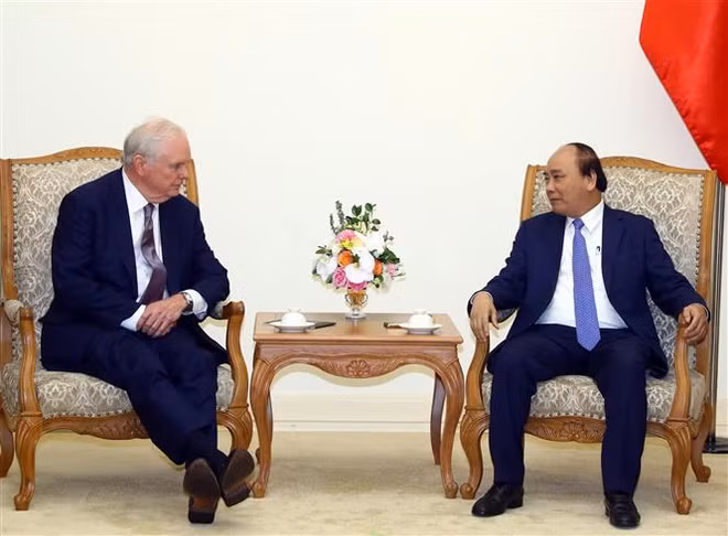 Premier de Vietnam recibe a profesor de Havard ảnh 1
