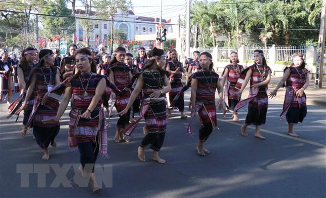 Clausuran Festival de Cultura de Gongs 2018 en Altiplanicie Occidental de Vietnam ảnh 1