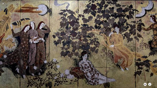 Inaugurada exposición virtual de pinturas de laca vietnamitas ảnh 1