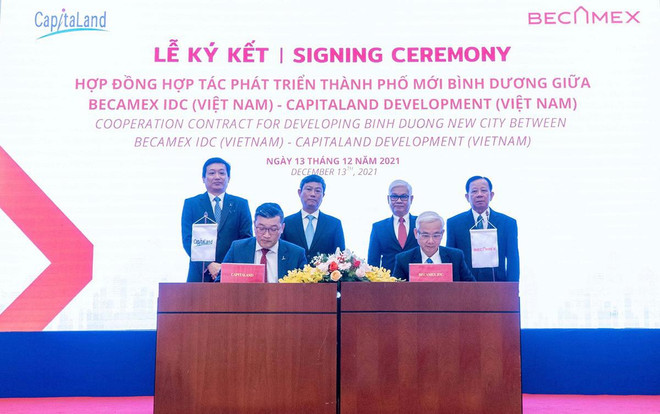 Empresas vietnamita y singapurense cooperan en construcción de ciudad moderna en Binh Duong ảnh 1 Empresas vietnamita y singapurense cooperan en construcción de ciudad moderna en Binh Duong ảnh 1