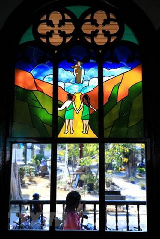 Deslumbrante Catedral de Kon Tum, a más de un siglo de erigida en la Altiplanicie Occidental de Vietnam ảnh 4 Deslumbrante Catedral de Kon Tum, a más de un siglo de erigida en la Altiplanicie Occidental de Vietnam ảnh 4