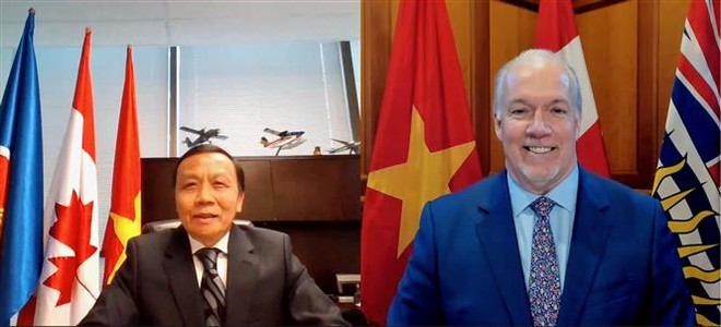 Fortalecen relaciones entre Vietnam y localidad canadiense ảnh 1 Fortalecen relaciones entre Vietnam y localidad canadiense ảnh 1