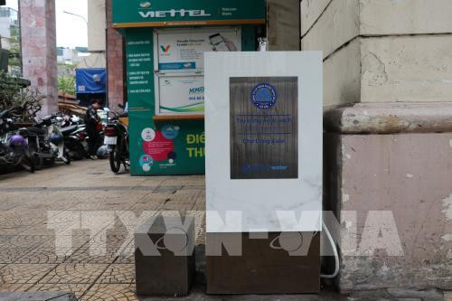 Instalan en capital de Vietnam grifos gratuitos de agua potable ảnh 1 Instalan en capital de Vietnam grifos gratuitos de agua potable ảnh 1