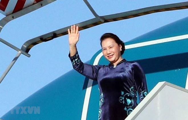 Presidenta de Asamblea Nacional de Vietnam inicia visita al Parlamento Europeo ảnh 1 Presidenta de Asamblea Nacional de Vietnam inicia visita al Parlamento Europeo ảnh 1