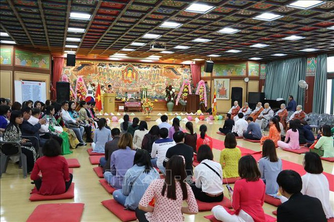  Efectúa comunidad budista vietnamita en Corea del Sur réquiem por la paz ảnh 1