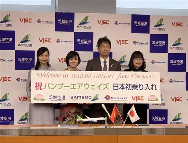 Realizará aerolínea vietnamita Bamboo Airways su primer vuelo a Japón este mes ảnh 1 Realizará aerolínea vietnamita Bamboo Airways su primer vuelo a Japón este mes ảnh 1