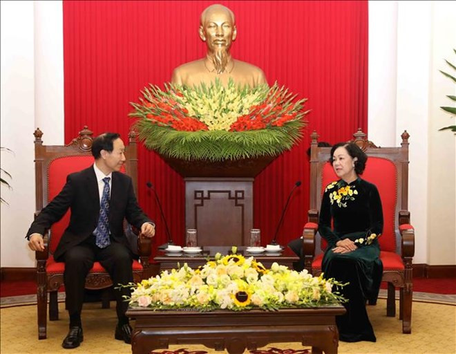 De visita en Vietnam presidente de la Fundación Soong Ching Ling ảnh 1 De visita en Vietnam presidente de la Fundación Soong Ching Ling ảnh 1