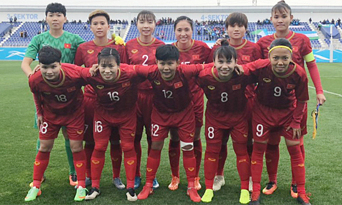 Venció Vietnam a Uzbekistán en partido de fútbol femenino clasificatorio para Olimpiadas de 2020 ảnh 1 Venció Vietnam a Uzbekistán en partido de fútbol femenino clasificatorio para Olimpiadas de 2020 ảnh 1