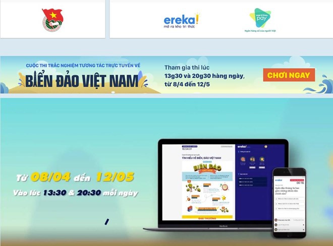 Lanzan en Vietnam concurso en línea sobre mares e islas ảnh 1 Lanzan en Vietnam concurso en línea sobre mares e islas ảnh 1
