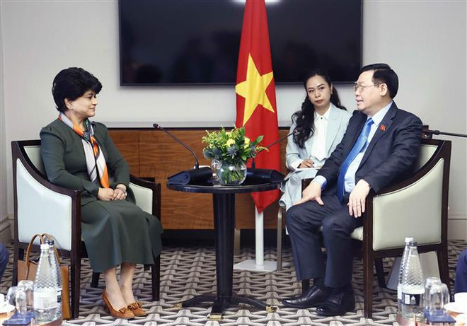 Titular del Parlamento vietnamita recibe a dirigentes de grupos británicos ảnh 2 Titular del Parlamento vietnamita recibe a dirigentes de grupos británicos ảnh 2