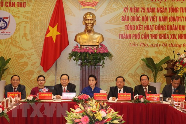 Conmemoran en ciudad vietnamita 75 años de primeras elecciones generales ảnh 2 Conmemoran en ciudad vietnamita 75 años de primeras elecciones generales ảnh 2