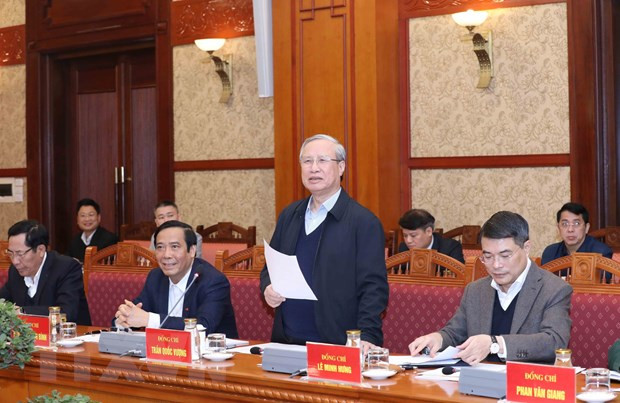 Piden concentrarse para garantizar éxito del XIII Congreso Nacional del Partido Comunista de Vietnam ảnh 1 Piden concentrarse para garantizar éxito del XIII Congreso Nacional del Partido Comunista de Vietnam ảnh 1