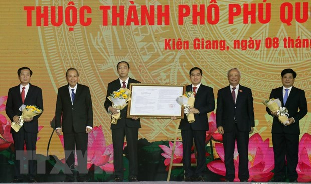 Anuncian el establecimiento de la ciudad isleña de Phu Quoc ảnh 1 Anuncian el establecimiento de la ciudad isleña de Phu Quoc ảnh 1