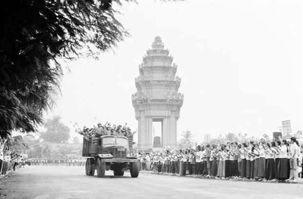 Dirigentes camboyanos destacan significado histórico de la victoria sobre el régimen de Pol Pot ảnh 1 Dirigentes camboyanos destacan significado histórico de la victoria sobre el régimen de Pol Pot ảnh 1