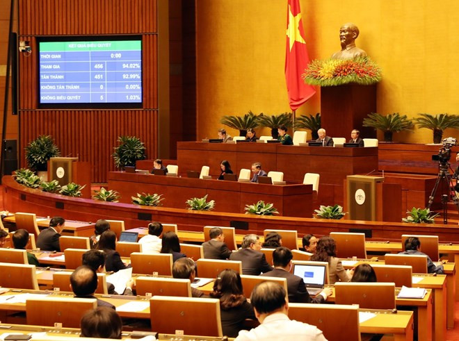 Asamblea Nacional de Vietnam entra hoy en su último día del sexto período de sesiones ảnh 1 Asamblea Nacional de Vietnam entra hoy en su último día del sexto período de sesiones ảnh 1