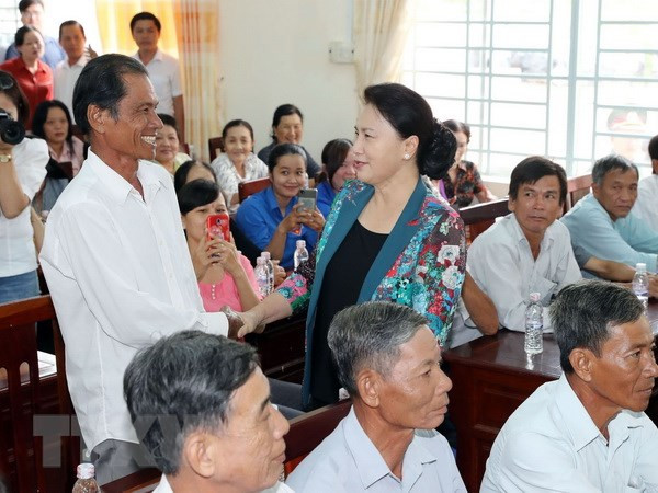 Presidenta del Parlamento de Vietnam llama a la población a opinar sobre Ley de Cooperativas ảnh 1 Presidenta del Parlamento de Vietnam llama a la población a opinar sobre Ley de Cooperativas ảnh 1