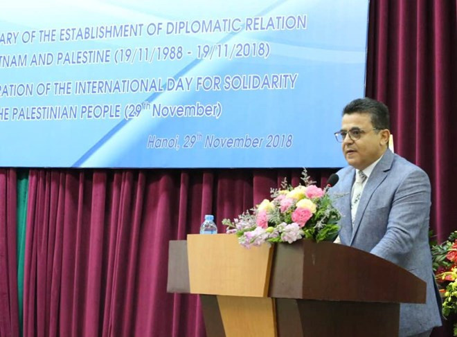 Vietnam y Palestina fortalecen relaciones de solidaridad, amistad y cooperación ảnh 1 Vietnam y Palestina fortalecen relaciones de solidaridad, amistad y cooperación ảnh 1