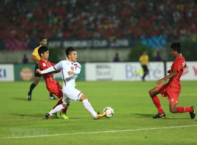 Vietnam y Myanmar empaten sin goles en campeonato sudesteasiático de fútbol ảnh 1