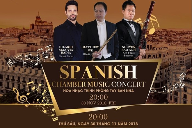 Celebrarán mañana en Ciudad Ho Chi Minh concierto de música clásica española ảnh 1 Celebrarán mañana en Ciudad Ho Chi Minh concierto de música clásica española ảnh 1
