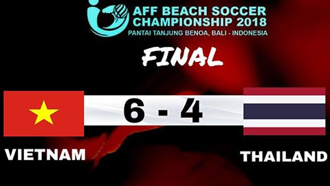 Vietnam se corona en el campeonato sudesteasiático de fútbol playa ảnh 1 Vietnam se corona en el campeonato sudesteasiático de fútbol playa ảnh 1