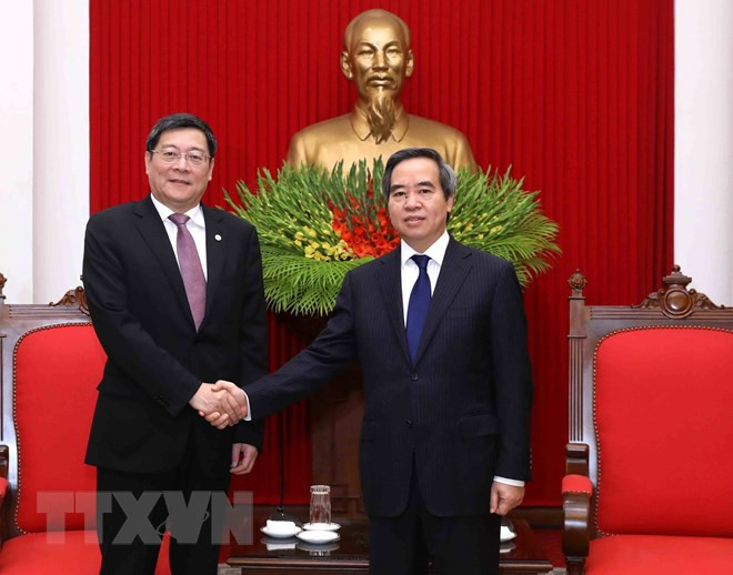 Dirigente partidista vietnamita insta a mayor cooperación con provincia china de Hunan ảnh 1 Dirigente partidista vietnamita insta a mayor cooperación con provincia china de Hunan ảnh 1