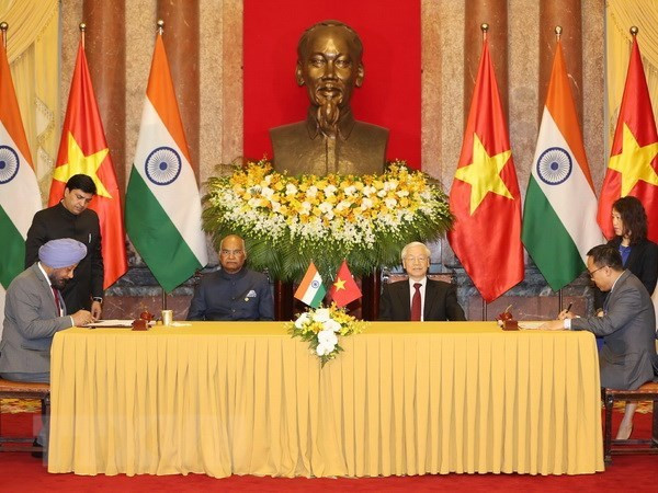 Vietnam y la India emiten declaración conjunta ảnh 1
