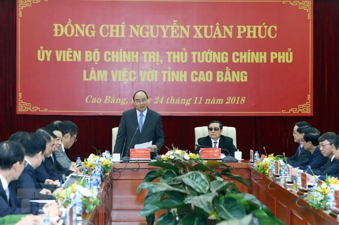 Premier vietnamita exige a la provincia de Cao Bang empeñarse en aprovechar sus potencialidades ảnh 1 Premier vietnamita exige a la provincia de Cao Bang empeñarse en aprovechar sus potencialidades ảnh 1