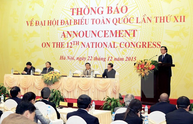 Vietnam invita a diplomáticos internacionales al XII Congreso Nacional de Partido ảnh 1 Vietnam invita a diplomáticos internacionales al XII Congreso Nacional de Partido ảnh 1